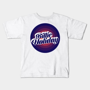 BILLIE HOLIDAY - BLURN CIRCLE Kids T-Shirt